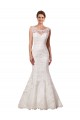 Sleeveless Ivory Sweetheart Long Lace Mermaid Wedding Dresses Brisbane
