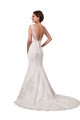 Sleeveless Ivory Sweetheart Long Lace Mermaid Wedding Dresses Brisbane