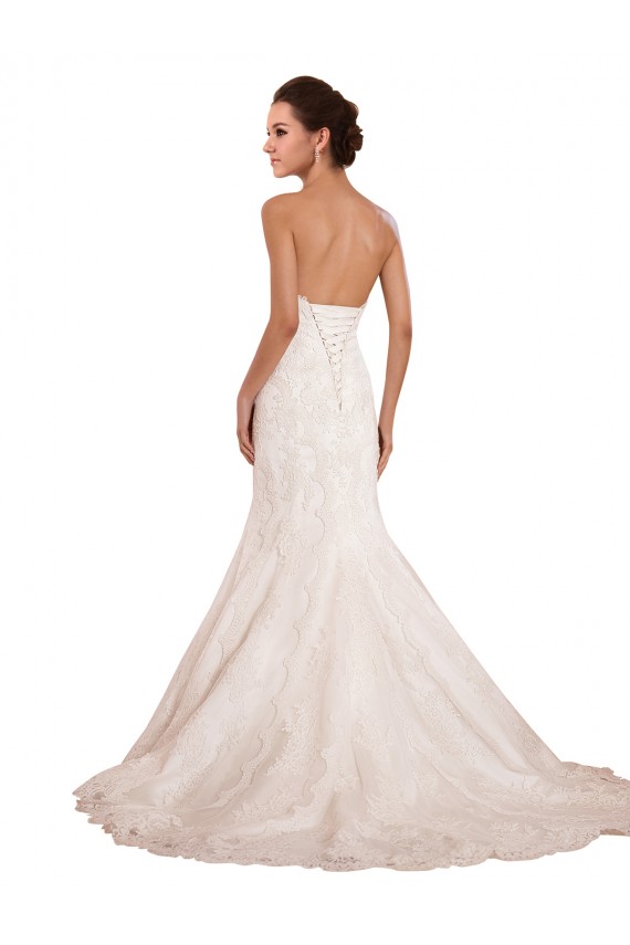 Sleeveless Sweetheart Lace Mermaid Sexy Wedding Dress Brisbane