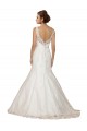 Cap Sleeves V-Neck Lace Mermaid Wedding Dress Brisbane