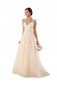 Sleeveless Sweetheart Tulle & Lace A-Line Wedding Dress Brisbane