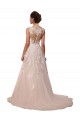 Sleeveless Sweetheart Tulle & Lace A-Line Wedding Dress Brisbane
