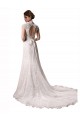 Cap Sleeves Halter Neck Lace Mermaid Wedding Dresses Brisbane