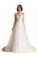 Sleeveless Sweetheart Low Back Tulle A-Line Bridal Wedding Dress Brisbane