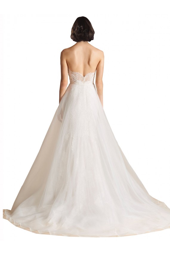 Sleeveless Sweetheart Low Back Tulle A-Line Bridal Wedding Dress Brisbane