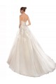 Sleeveless Strapless Tulle & Lace A-Line Wedding Dress Brisbane