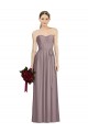 Sleeveless Dusty Rose Sweetheart Soft Chiffon A-Line Bridesmaid Dress Brisbane