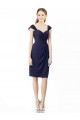 Cap Sleeves Sweetheart Soft Chiffon Sheath Bridesmaid Dress Brisbane