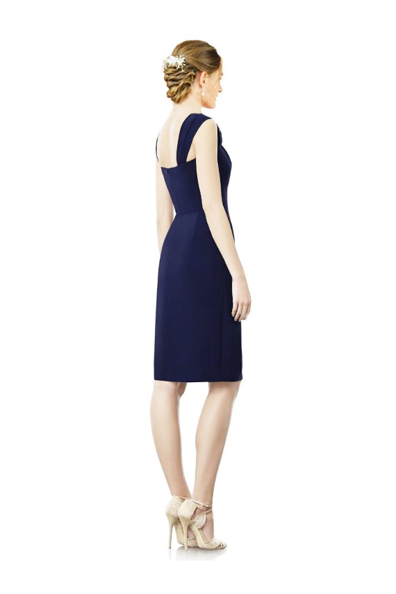 Cap Sleeves Sweetheart Soft Chiffon Sheath Bridesmaid Dress Brisbane