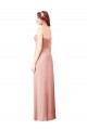 Sleeveless Bliss Pink Sweetheart Soft Chiffon A-Line Bridesmaid Dress Brisbane