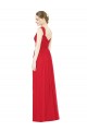 Sleeveless Red Sweetheart Chiffon A-Line Bridesmaid Dress / Evening Dress Brisbane