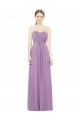 Sleeveless Dark Lavender Sweetheart Soft Chiffon A-Line Bridesmaid Dress Brisbane