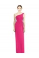 Sleeveless Azalea One Shoulder Soft Chiffon Sheath Bridesmaid Dress Brisbane