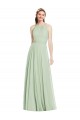 Sleeveless Halter Neck Chiffon A-Line Bridesmaid Dress / Evening Dress Brisbane