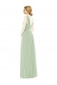 Sleeveless Spaghetti Straps Soft Chiffon A-Line Bridal Party Dress Brisbane