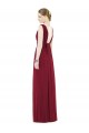 Sleeveless V-Neck Soft Chiffon A-Line Bridesmaid Gowns Brisbane