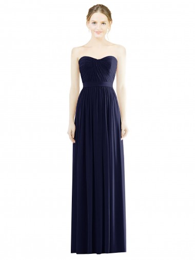 Sleeveless Sweetheart Soft Chiffon A-Line Formal Evening Gown / Bridesmaid Dress Brisbane