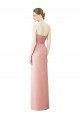 Sleeveless Bliss Pink Sweetheart Soft Chiffon A-Line High Low Bridesmaid Dress Brisbane