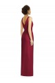 Sleeveless Frost V-Neck V-Back Soft Chiffon Sheath Bridesmaid Dress Brisbane