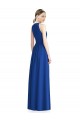 Sleeveless Silver Halter Neck Chiffon A-Line Bridesmaid Dress / Evening Dress Brisbane