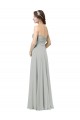 Sleeveless Silver Sweetheart Soft Chiffon A-Line Bridesmaid Dresses Brisbane