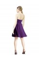 Sleeveless Purple Sweetheart Soft Chiffon A-Line Bridesmaid Dress Brisbane