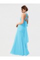 Sleeveless Halter Neck Chiffon Mermaid Bridesmaid Dress / Evening Dress Brisbane