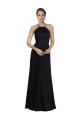 Sleeveless Halter Neck Open Back Soft Chiffon & Lace A-Line Bridesmaid Gown Brisbane