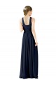 Sleeveless V-Neck Chiffon Princess Bridesmaid Gowns Brisbane