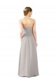 Sleeveless Oyster Silver Sweetheart Soft Chiffon A-Line Bridesmaid Dress Brisbane