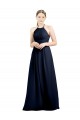 Sleeveless Halter Neck Open Back Soft Chiffon A-Line Evening Gowns / Bridesmaid Dress Brisbane