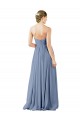Sleeveless Sweetheart Open Back Soft Chiffon A-Line Evening Gowns / Bridesmaid Dress Brisbane