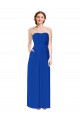 Sleeveless Sweetheart Open Back Soft Chiffon Sheath Bridesmaid Dress Brisbane