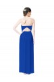 Sleeveless Sweetheart Open Back Soft Chiffon Sheath Bridesmaid Dress Brisbane