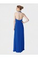 Sleeveless Halter Neck Soft Chiffon A-Line Evening Dress / Bridesmaid Dress Brisbane