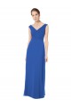 Sleeveless Off the Shoulder Open Back Soft Chiffon A-Line Bridesmaid Dresses Brisbane
