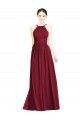 Sleeveless Halter Neck Open Back Chiffon A-Line Formal Dress / Bridesmaid Dress Brisbane