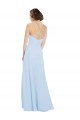 Sleeveless Halter Neck Soft Chiffon A-Line Wedding Party Dress Brisbane