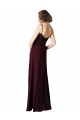 Sleeveless V-Neck Soft Chiffon A-Line Bridesmaid Gown Brisbane