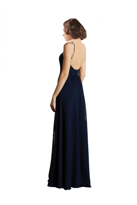 Sleeveless V-Neck Chiffon A-Line Bridesmaid Dress & Gowns Brisbane