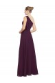 Sleeveless One Shoulder Soft Chiffon A-Line Bridesmaid Dresses Brisbane