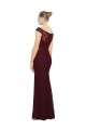 Cap Sleeves Bateau Neck Soft Chiffon Sheath Bridesmaid Dress Brisbane