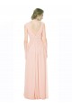 Sleeveless V-Neck V-Back Chiffon A-Line Wedding Party Dress Brisbane