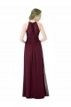 Sleeveless Halter Neck Chiffon A-Line Formal Dress / Bridesmaid Dress Brisbane