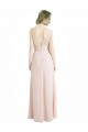 Sleeveless Red One Shoulder Soft Chiffon A-Line Bridesmaid Dress Brisbane