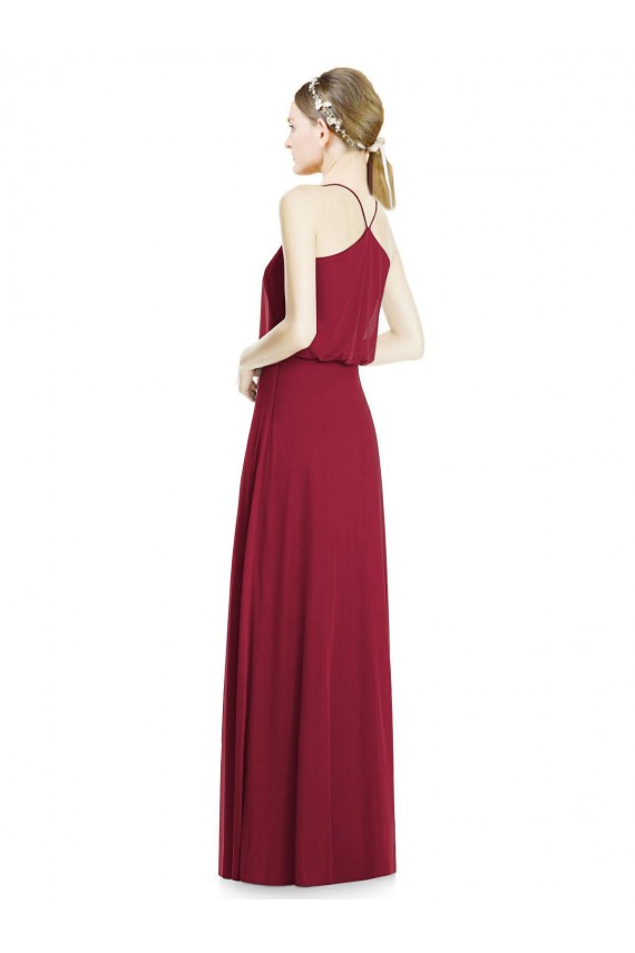 Sleeveless V-Neck Soft Chiffon A-Line Evening Gowns / Bridesmaid Dress Brisbane