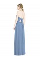 Sleeveless Halter Neck Low Back Chiffon A-Line Bridesmaid Dress Brisbane