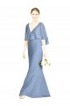 Sleeveless V-Neck Soft Chiffon Trumpet Bridesmaid Dress Brisbane