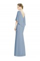 Sleeveless V-Neck Soft Chiffon Trumpet Bridesmaid Dress Brisbane