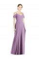Sleeveless Off the Shoulder Open Back Soft Chiffon A-Line Semi Formal Evening Dress / Bridesmaid Dress Brisbane